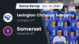 Recap: Lexington Christian Academy vs. Somerset  2020