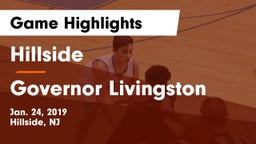 Hillside  vs Governor Livingston  Game Highlights - Jan. 24, 2019
