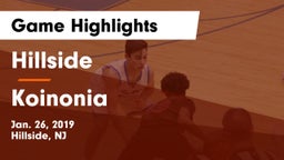 Hillside  vs Koinonia  Game Highlights - Jan. 26, 2019