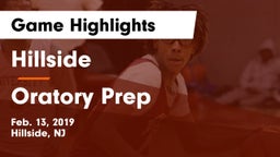 Hillside  vs Oratory Prep  Game Highlights - Feb. 13, 2019
