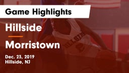 Hillside  vs Morristown  Game Highlights - Dec. 23, 2019