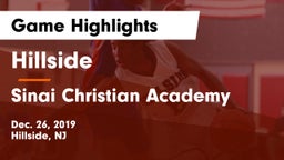 Hillside  vs Sinai Christian Academy Game Highlights - Dec. 26, 2019