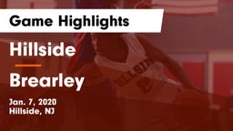 Hillside  vs Brearley  Game Highlights - Jan. 7, 2020