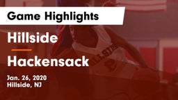 Hillside  vs Hackensack  Game Highlights - Jan. 26, 2020