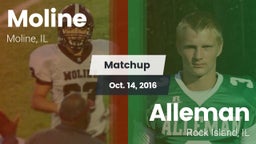 Matchup: Moline  vs. Alleman  2016