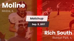Matchup: Moline  vs. Rich South  2017