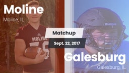 Matchup: Moline  vs. Galesburg  2017