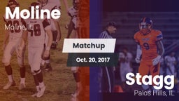 Matchup: Moline  vs. Stagg  2017