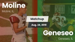 Matchup: Moline  vs. Geneseo  2018