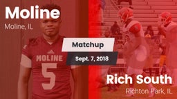 Matchup: Moline  vs. Rich South  2018