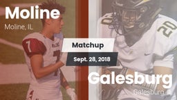 Matchup: Moline  vs. Galesburg  2018