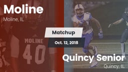 Matchup: Moline  vs. Quincy Senior  2018