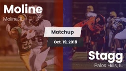 Matchup: Moline  vs. Stagg  2018