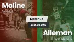 Matchup: Moline  vs. Alleman  2019