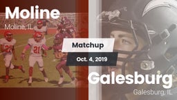 Matchup: Moline  vs. Galesburg  2019