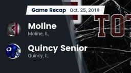 Recap: Moline  vs. Quincy Senior  2019