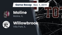 Recap: Moline  vs. Willowbrook  2019