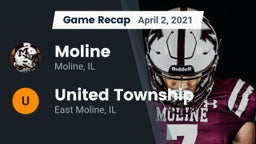 Recap: Moline  vs. United Township 2021