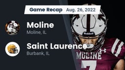 Recap: Moline  vs. Saint Laurence  2022