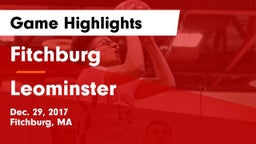 Fitchburg  vs Leominster  Game Highlights - Dec. 29, 2017
