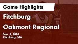 Fitchburg  vs Oakmont Regional  Game Highlights - Jan. 3, 2024