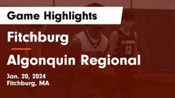 Fitchburg  vs Algonquin Regional  Game Highlights - Jan. 20, 2024