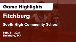 Fitchburg  vs South High Community School Game Highlights - Feb. 21, 2024