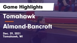Tomahawk  vs Almond-Bancroft  Game Highlights - Dec. 29, 2021