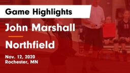 John Marshall  vs Northfield  Game Highlights - Nov. 12, 2020