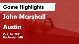 John Marshall  vs Austin  Game Highlights - Oct. 14, 2021