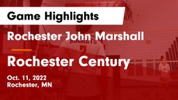 Rochester John Marshall  vs Rochester Century  Game Highlights - Oct. 11, 2022