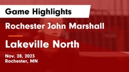 Rochester John Marshall  vs Lakeville North  Game Highlights - Nov. 28, 2023