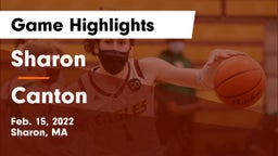 Sharon  vs Canton   Game Highlights - Feb. 15, 2022