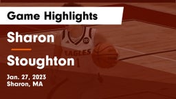 Sharon  vs Stoughton  Game Highlights - Jan. 27, 2023