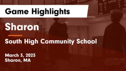 Sharon  vs South High Community School Game Highlights - March 3, 2023