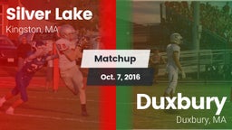 Matchup: Silver Lake vs. Duxbury  2016