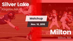 Matchup: Silver Lake vs. Milton  2016