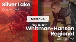 Matchup: Silver Lake High vs. Whitman-Hanson Regional  2017