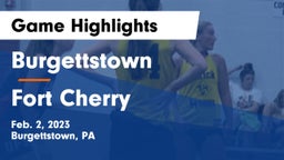 Burgettstown  vs Fort Cherry  Game Highlights - Feb. 2, 2023