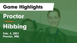 Proctor  vs Hibbing  Game Highlights - Feb. 4, 2021