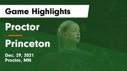 Proctor  vs Princeton  Game Highlights - Dec. 29, 2021