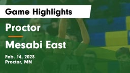 Proctor  vs Mesabi East  Game Highlights - Feb. 14, 2023