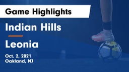 Indian Hills  vs Leonia  Game Highlights - Oct. 2, 2021