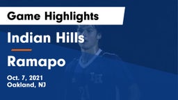 Indian Hills  vs Ramapo  Game Highlights - Oct. 7, 2021