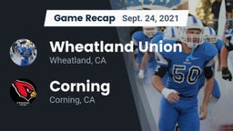 Recap: Wheatland Union  vs. Corning  2021