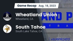 Recap: Wheatland Union  vs. South Tahoe  2023