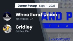 Recap: Wheatland Union  vs. Gridley  2023