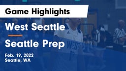 West Seattle  vs Seattle Prep Game Highlights - Feb. 19, 2022