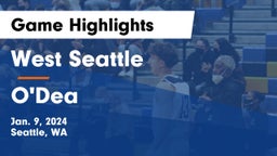 West Seattle  vs O'Dea  Game Highlights - Jan. 9, 2024
