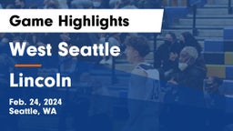 West Seattle  vs Lincoln  Game Highlights - Feb. 24, 2024